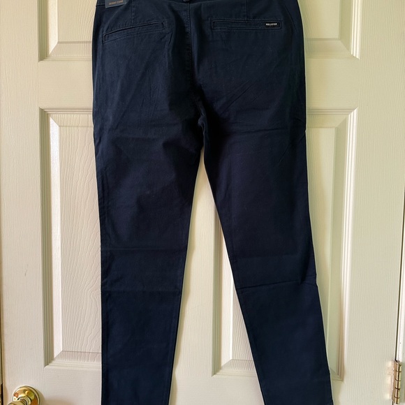 🆕 🌟👖Hollister Men’s Navy Slim Chino Pants 30x30 Epic Flex Stretch Casual Work - Picture 9 of 10